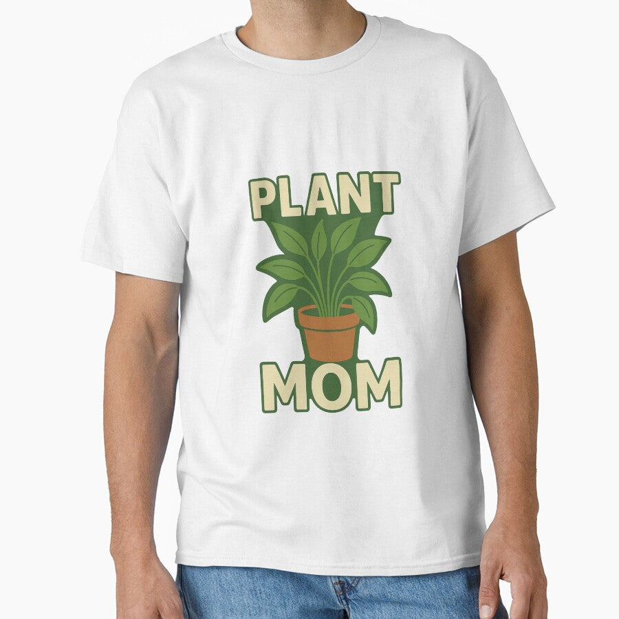 Plant Mom | Cute Flat Botanical Design for Green Thumb Lovers by DJCApparel