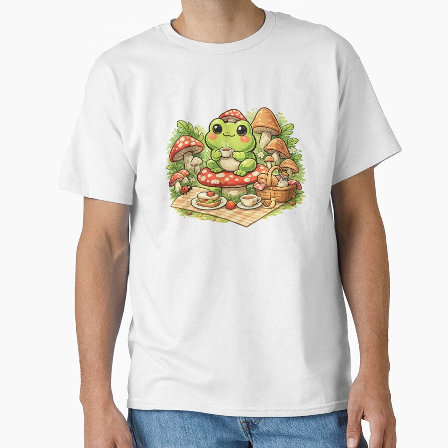 Picnic charm of a happy frog by FroggyOnly