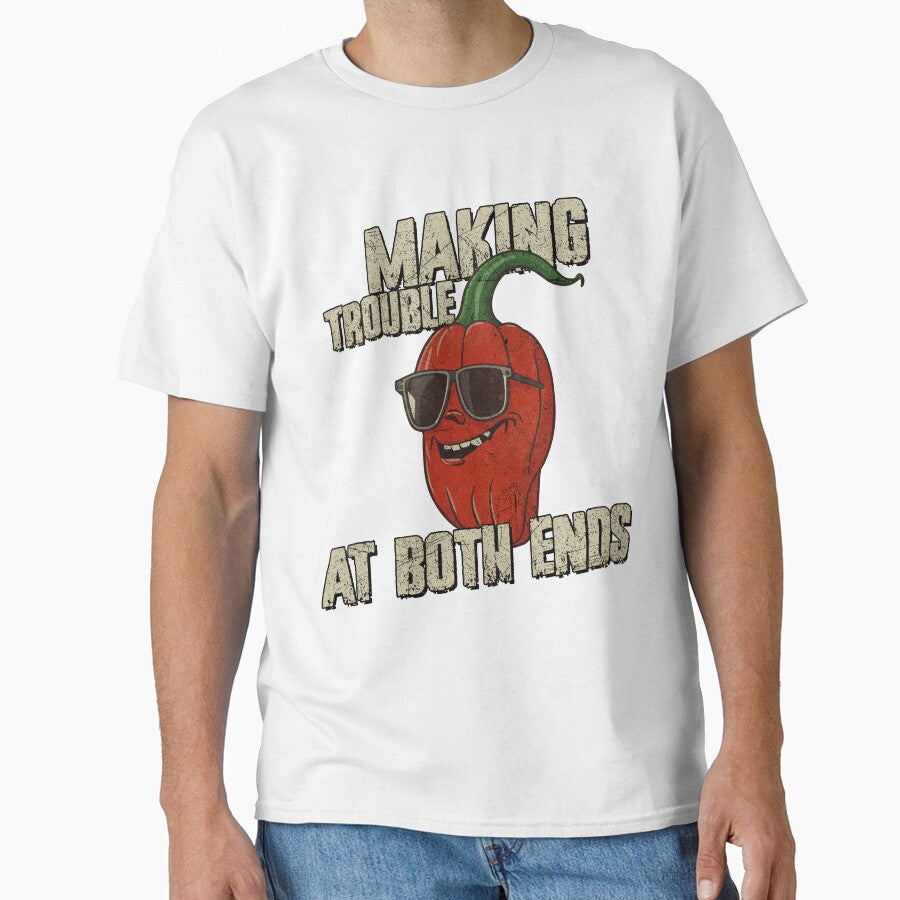 Vintage Hot Spicy Food Sauce Chili Pepper Jalapeno Lover by MintaApparel