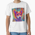 Tribal Corgi Dog Art 4 by DiatomDesigns