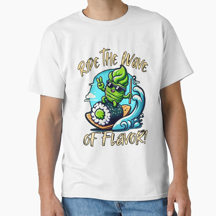 Surf's Up: Cool Wasabi Riding the Sushi Wave by CoolEnthusias