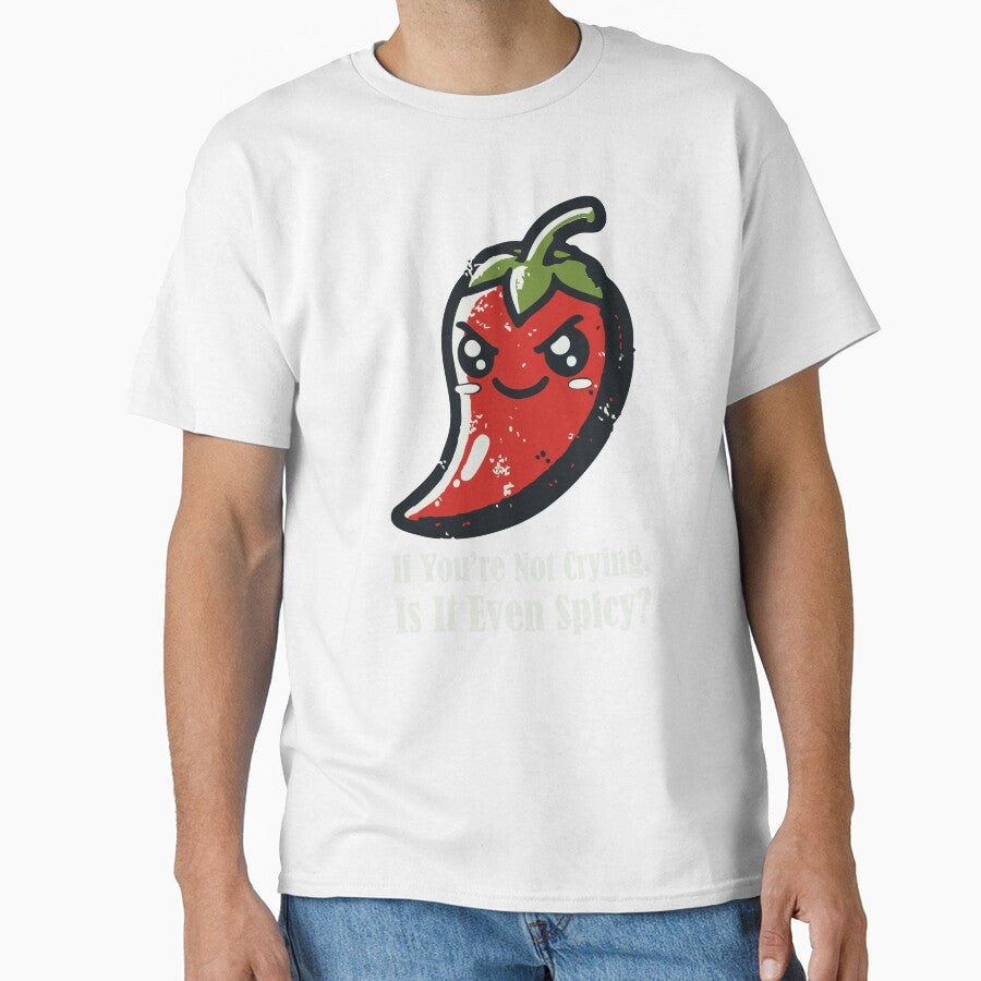 If You’re Not Crying, Is It Even Spicy? - Funny Chili Lover Mexican Food Lover by Teemaniac