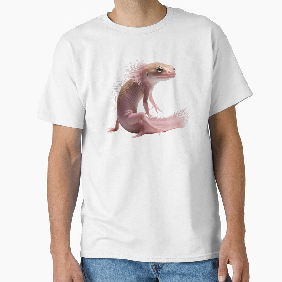 Beautiful pink axolotl. by AlinaMalina24