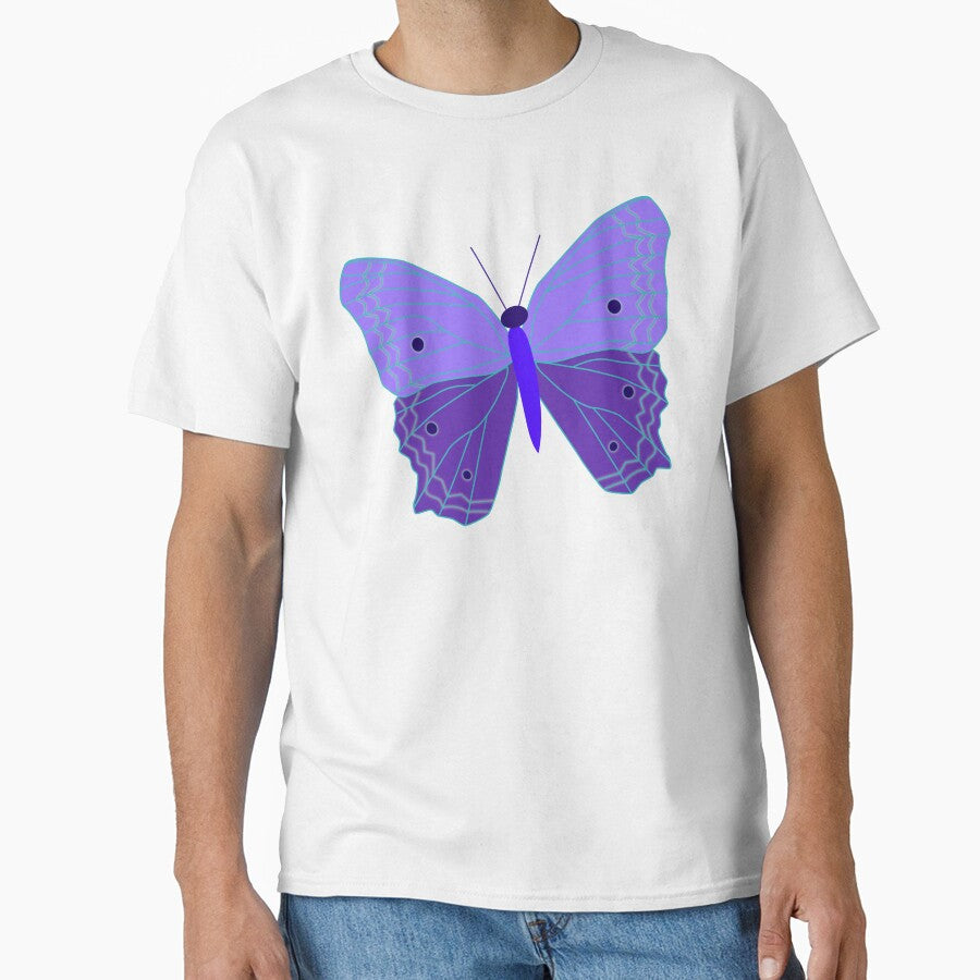 Blue Purple Butterfly by EBParsley