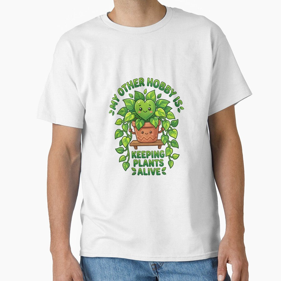 My Other Hobby Is Keeping Plants Alive | Funny Plant Lover Design by Peace-of-mind