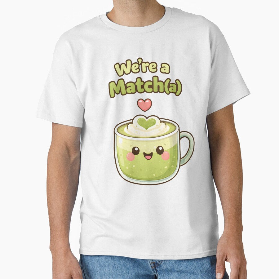 Were a Matcha Cute Matcha Love Pun Design. by The-T-In-Retro