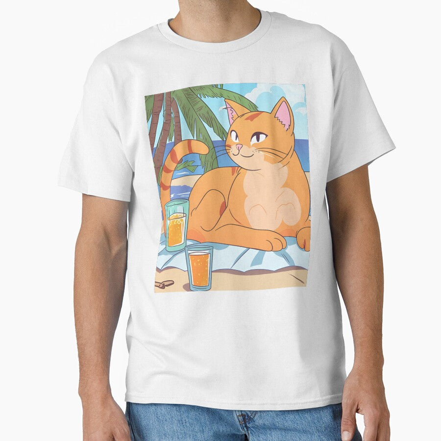 Orange Cat On Vacation by ArtistMart