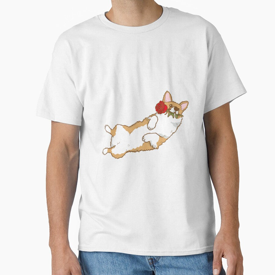 Romantic Corgi Pup by SwiftTees
