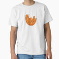 Chunky Orange Cat Reclining by Amanda Webster