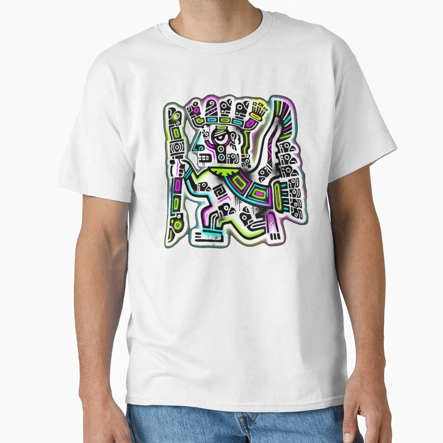 Viracocha Neon Aztec Rave Warrior by Wsgreen
