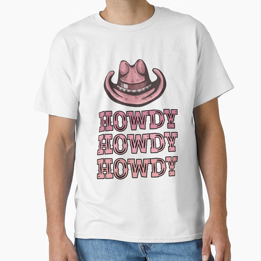 Vintage White Howdy Rodeo Western Country Southern Cowgirl by Buzzbazaar