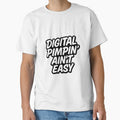 Digital Pimpin' Ain't Easy Sticker & T-Shirt | Funny Hustle Culture Techie Gift by Jaded's Cute Clips
