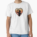 Retro Cowgirl Heart Silhouette with Lasso by Lily-and-Lyle