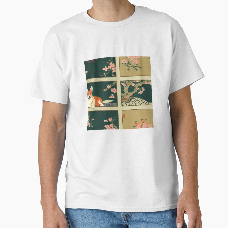 Corgi in a pattern by Aliveforfun