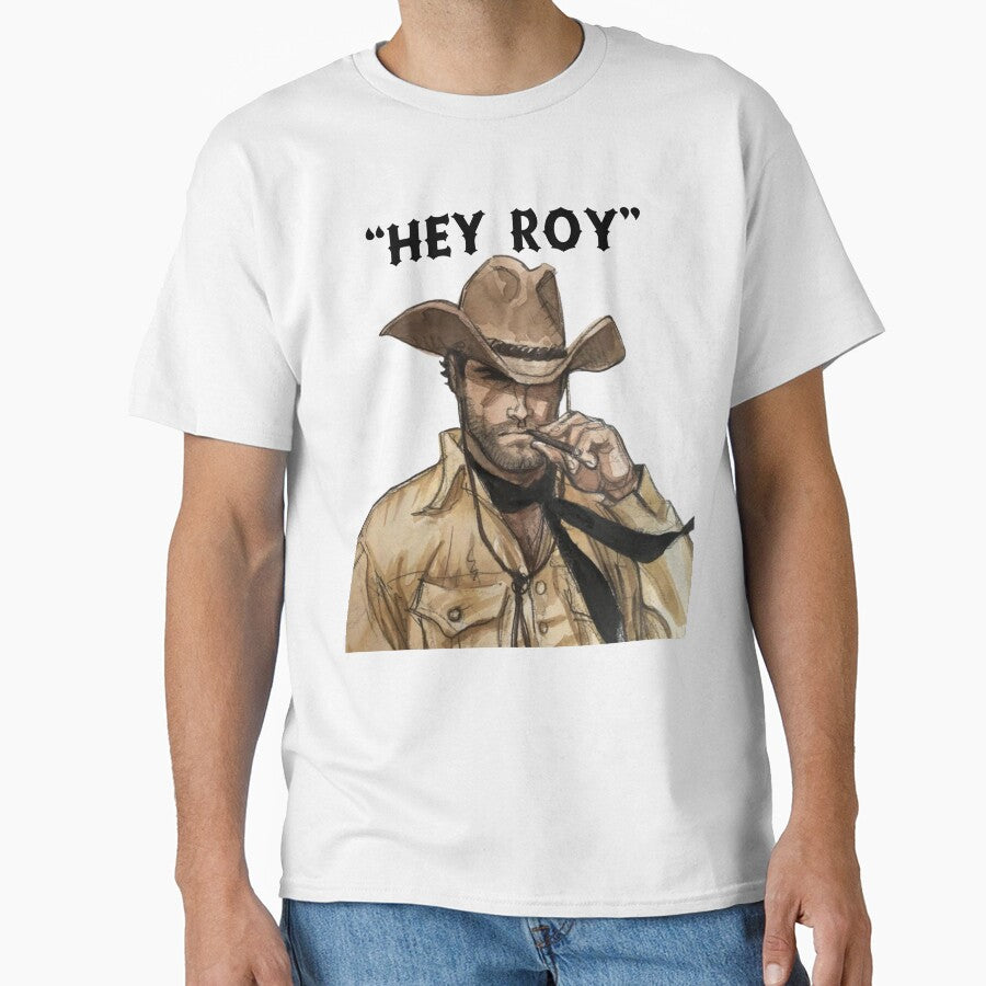 Hey Roy Western Art colorfull man cigarrete by Combatente