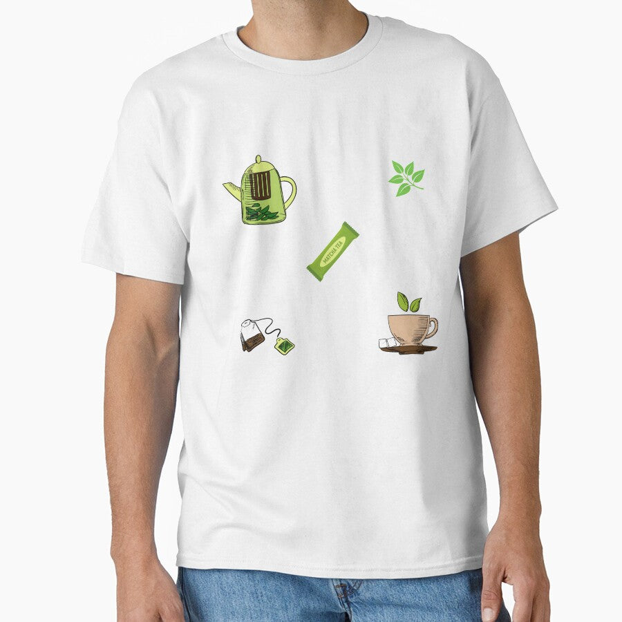 green tea sticker pack by AGDesignstore