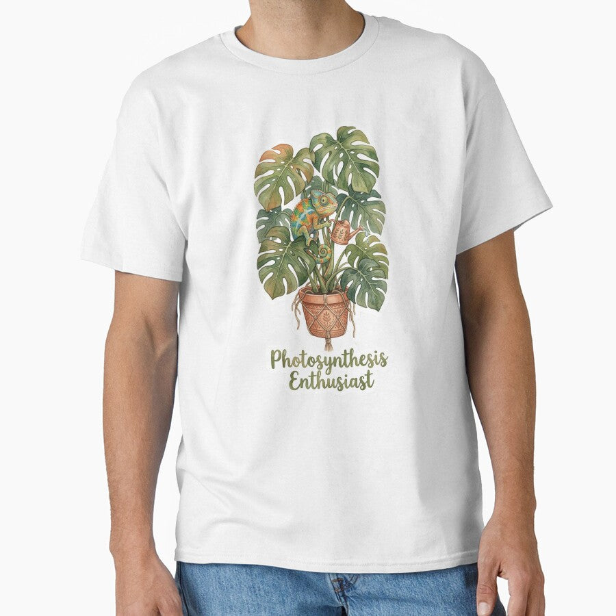 Photosynthesis Enthusiast - Boho Plant Mom Chameleon by HiruK
