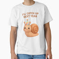 Cute Slow But Optimistic Snail Party Hat - I'll Catch Up Next Year | New Year Celebration by Moons Studio