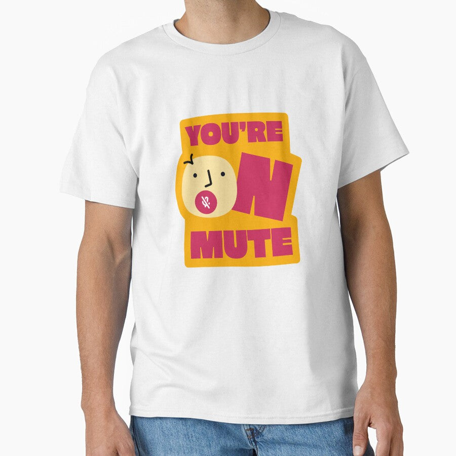 you're on mute | software stickers | corpo stickers | tech stickers by PoshPixel
