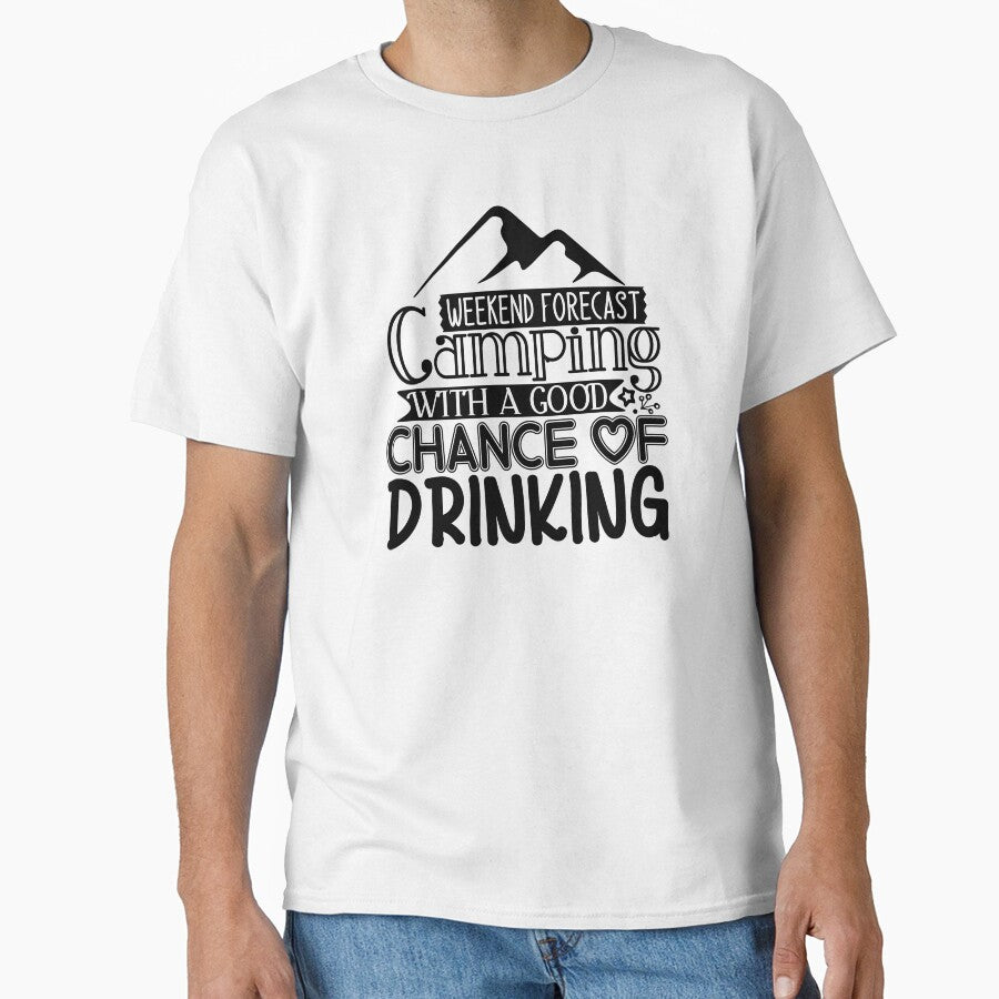 Weekend camping with a good chance of drinking by Wit & Wear Company