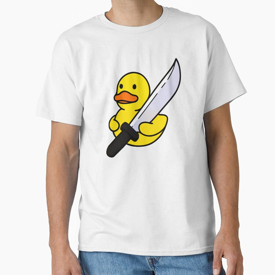 Rubber duck holding a KNIFE by babu-babu-