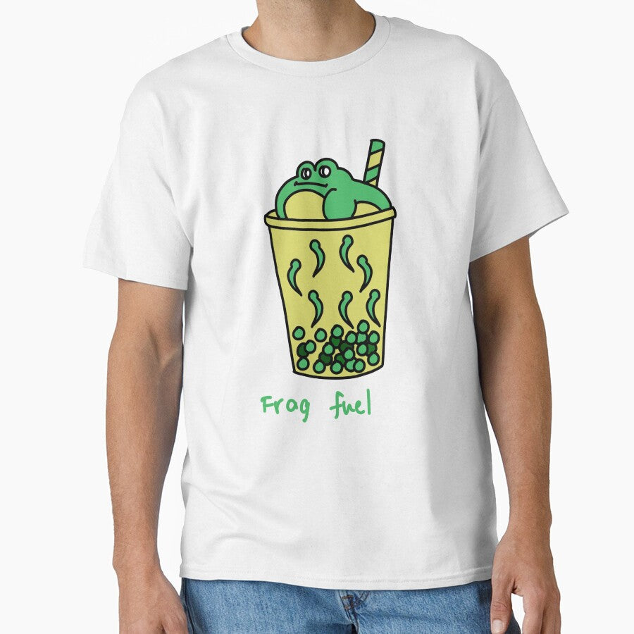Frog Fuel Kawaii Matcha Bubble Tea by J-Mindful