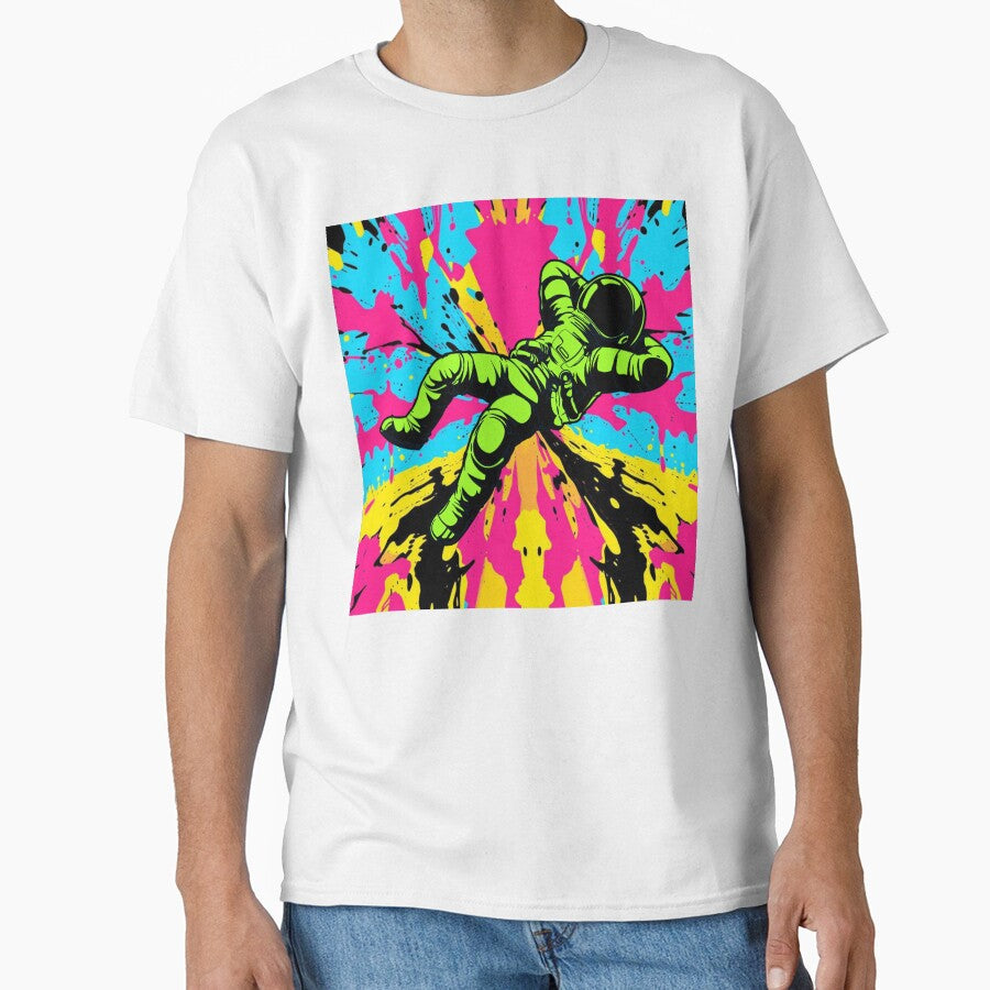 Psychedelic Graffiti With Chill Floating Astronaut by UNK-Fatigues