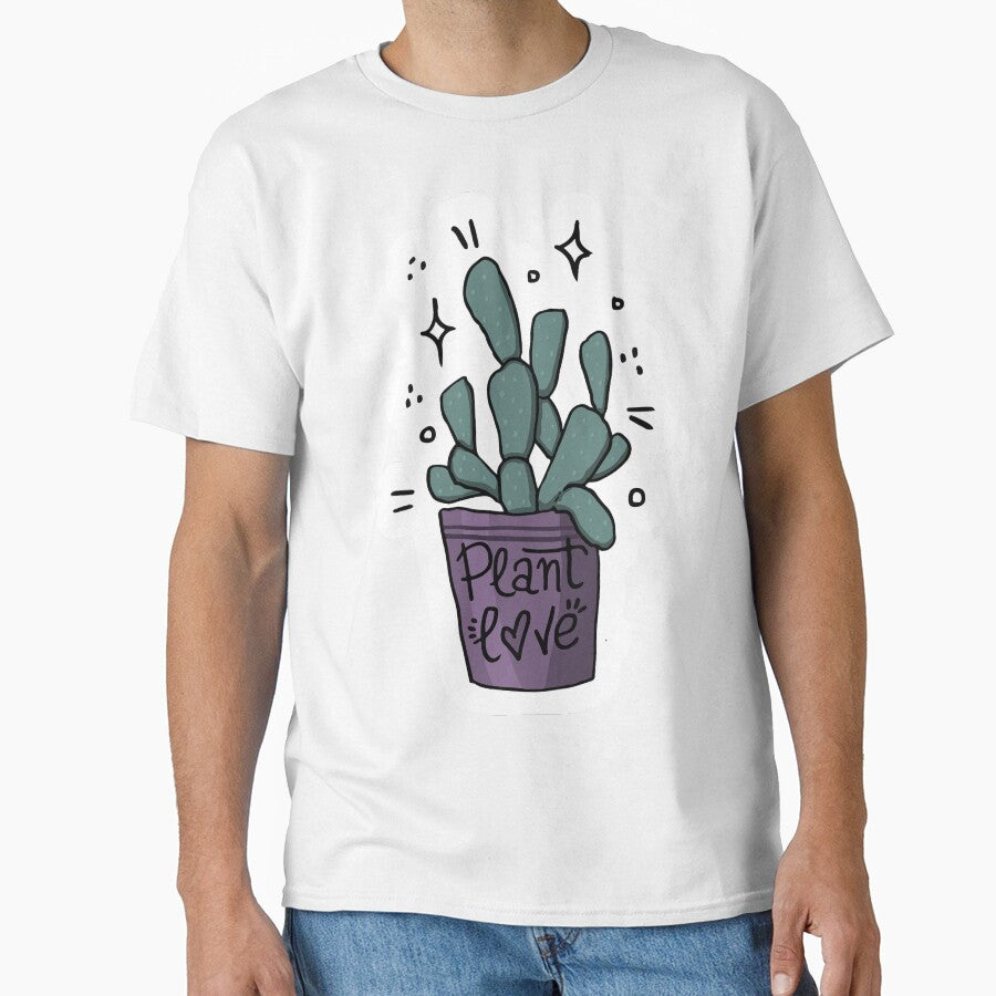 Plant love cute cactus illustration by wickedfriday