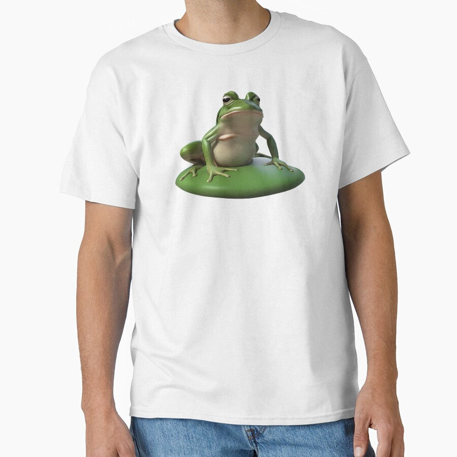 Frog on a Leaf by Aquillashop