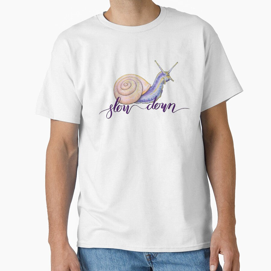 Slow living snail art by Moana Matron Designs