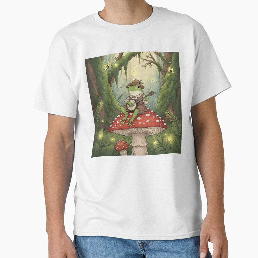 Cottagecore Frog Playing Banjo by StickyGuys