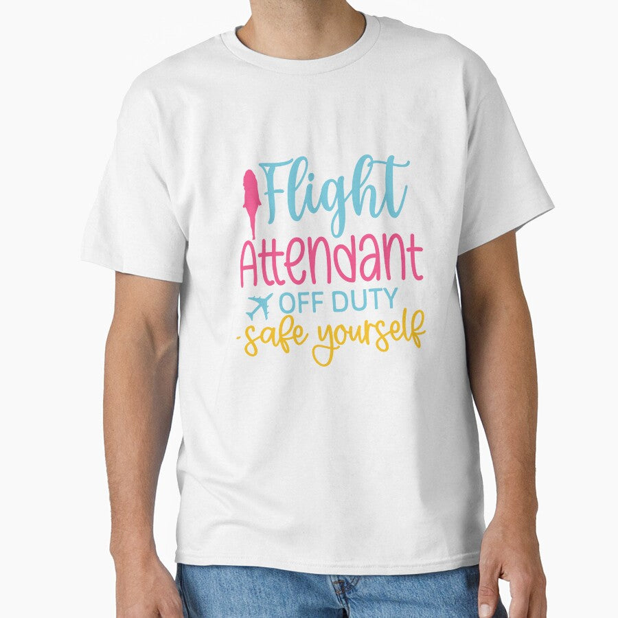 Flight Attendant Stewardess shirt and more - Cabin Crew off duty safe yourself by AviationArtists