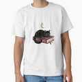 Bookish Black Cat Moon by IllumeInk