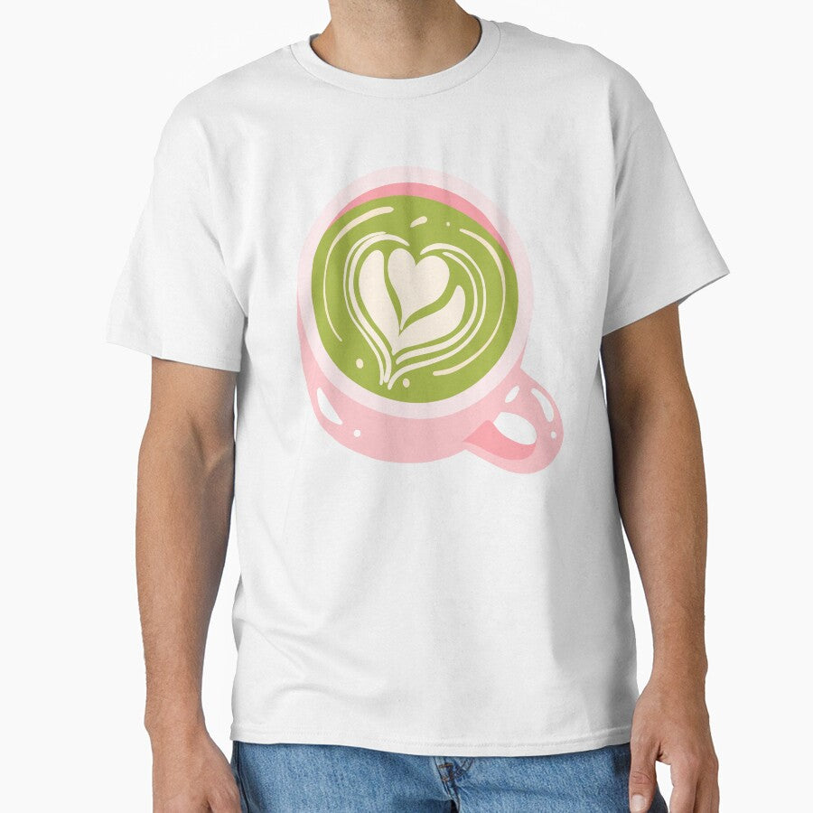 heart matcha latte by SWETA HALDER
