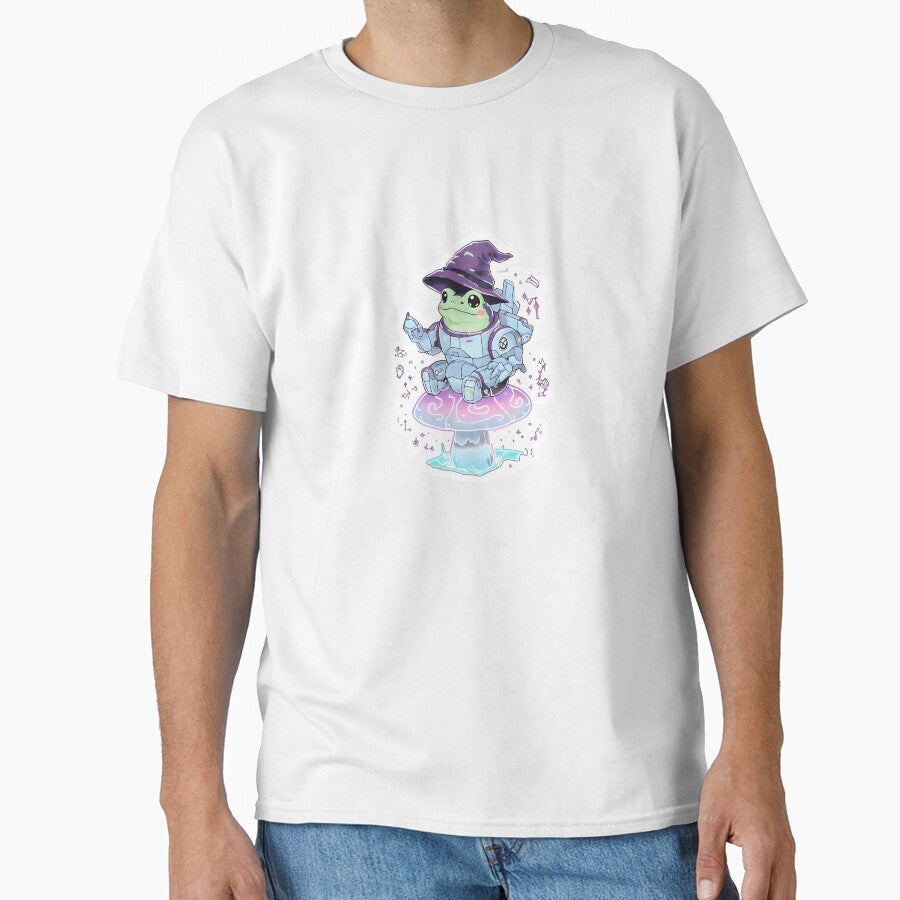 Wizard Frog on Magic Mushroom by 77Clover