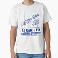 AI Cant Fix Natural Stupidity Funny Tech Office Satire by PixelPublishing