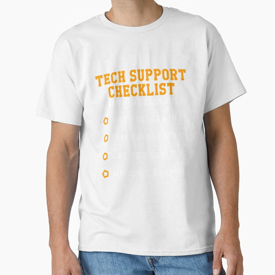 Tech Support Checklist Gift by MichaelZaloga