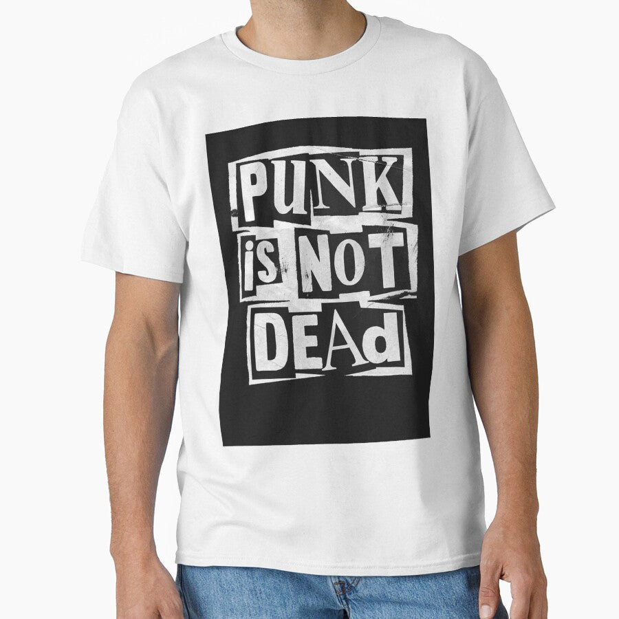 Punk Is Not Dead Cutout Type by Adronia