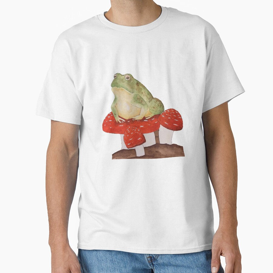 Frog on some mushrooms by Tigerfire42