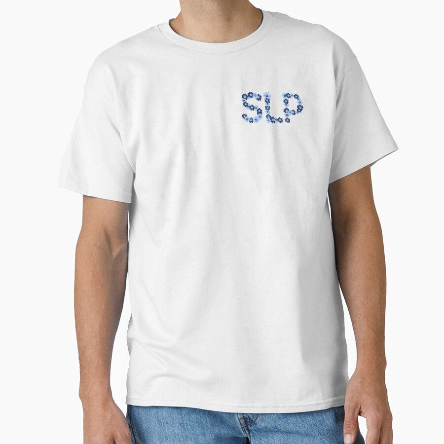 Blue and Navy Floral SLP for Speech Language Pathologists by Hear4theEars