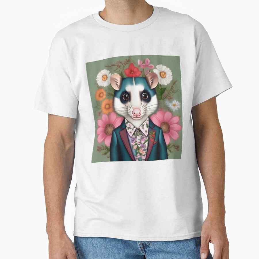 Opossum floral by Roxburylane