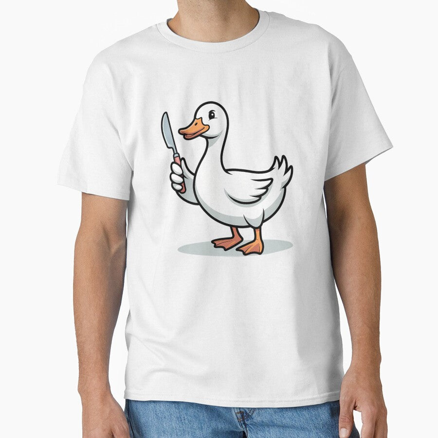 Peace Was Never An Option Funny Duck Meme Chaotic Energy by GiftsForge
