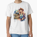 ✨Rustic Charm – Smiling Cowgirl Design for Apparel, Mugs, Stickers & More by artedigital99