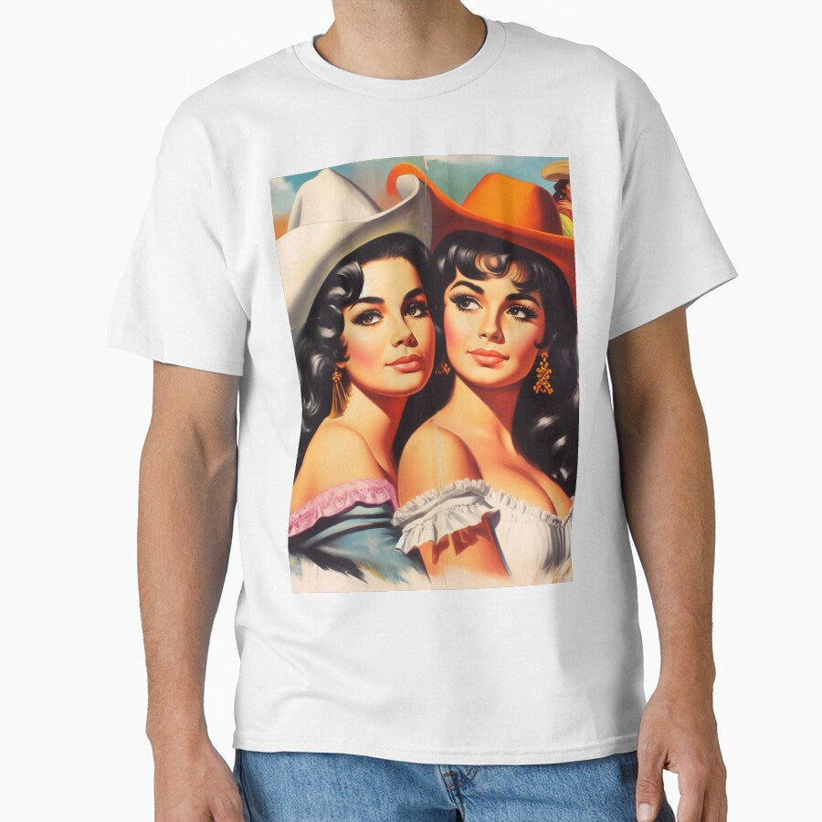 Vintage Cute Cowgirls by PulpVintage