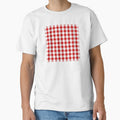 Cayenne Red Gingham Print Pattern by Flip & Flop