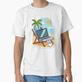 Work From Beach Digital Nomad Remote Work Laptop Lifestyle by ZYNORAworld
