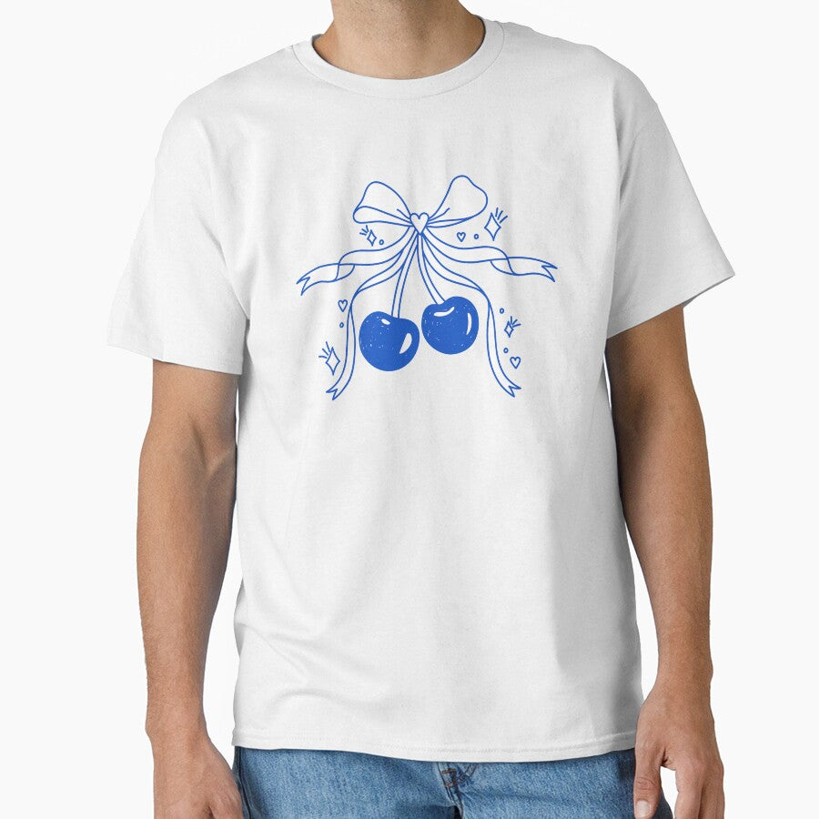 Blue cherries with bow. Coquette. by CoCoArt-Ua