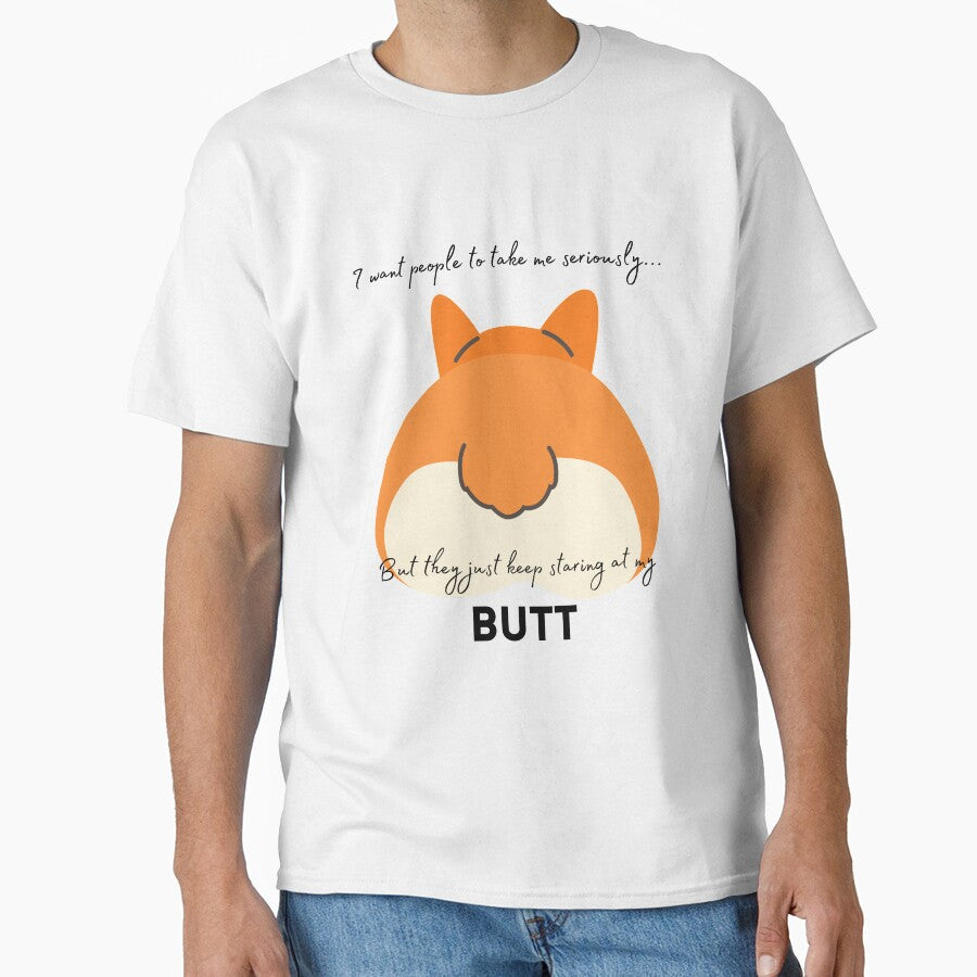 "Stop Staring At My Butt" - Corgi by KawaiiForAll