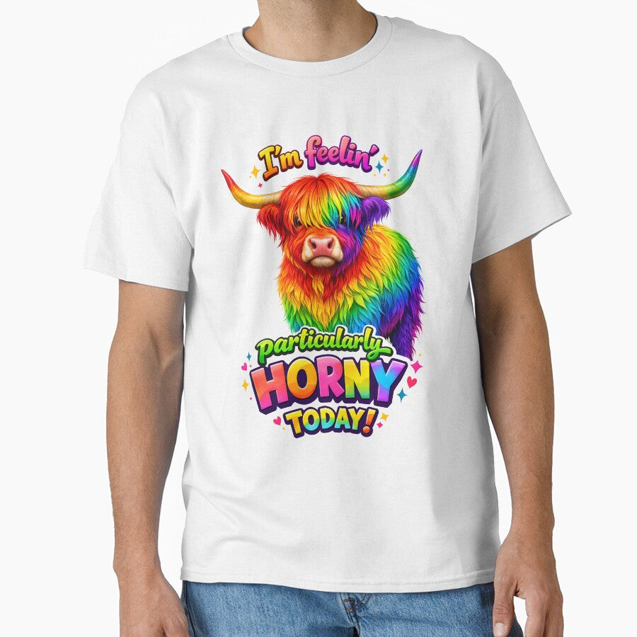 Rainbow Highland Cattle by MarkColeImaging