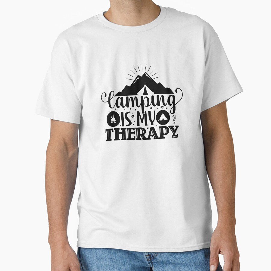 Camping is my therapy by Wit & Wear Company